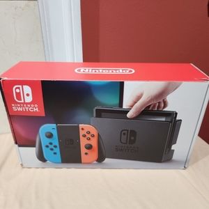 Nintendo Switch 32GB Consoke Bundle with Red & Blue Joy-Con.
